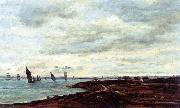 Charles-Francois Daubigny The Banks of Temise at Erith Spain oil painting artist